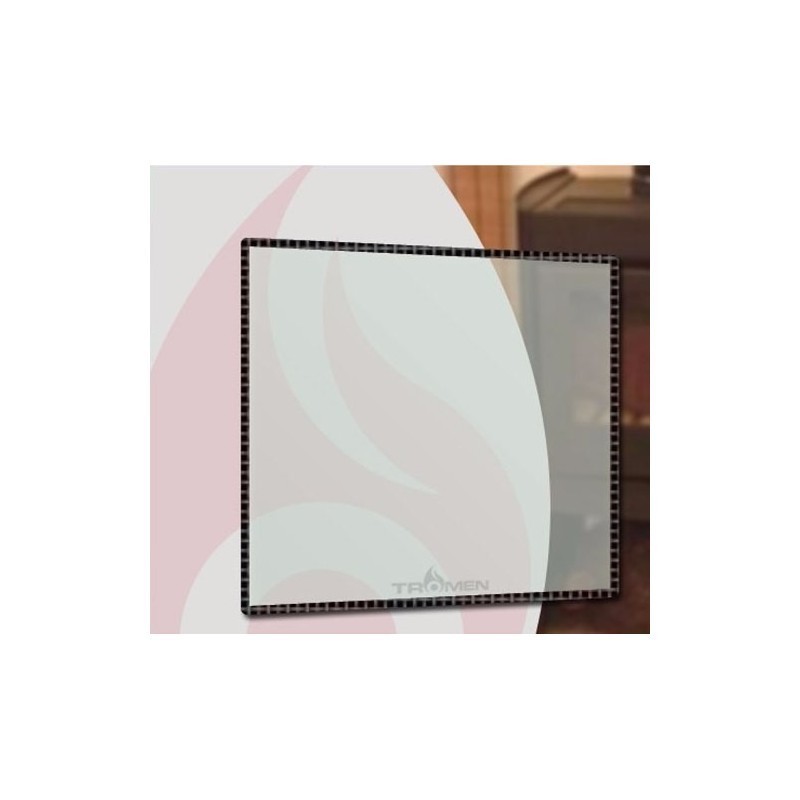 Repuesto de vidrio vitrocerámico para Tromen Eco, medida 210 × 198 × 4 mm